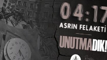 Asrın Felaketinde Yitirdiklerimizi Hürmetle Anıyoruz