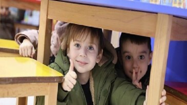 Bayrampaşa’da miniklerle sarsıntı tatbikatı