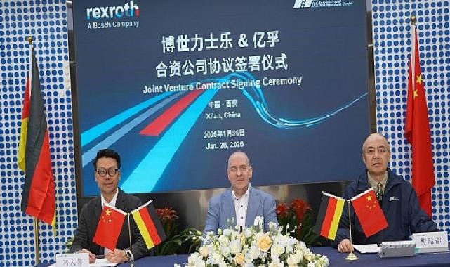 Bosch Rexroth, Çin’de Xi’an IF Intelligent Equipment ile ortak teşebbüs mutabakatı imzaladı