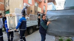 Buca Belediyesi’nden selden etkilenen ailelere eşya takviyesi