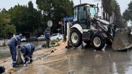 Büyükşehir takımları şiddetli yağışa karşı teyakkuz halinde