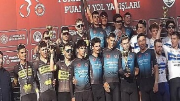 Büyükşehirli Bisikletçiler Türkiye Kupası 1. Etap Puanlı Yol Yarışlarında İkinci Oldu