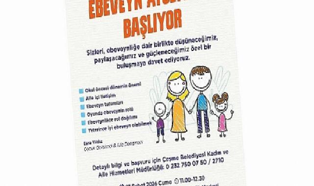 Çeşme Belediyesi’nden ebeveynlere destekleyici atölye