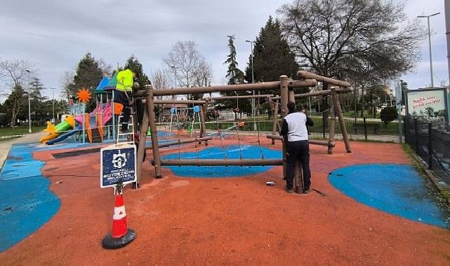 Çocuk oyun alanları Büyükşehir’le inançlı
