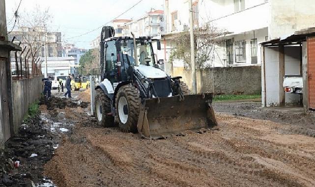 Edremit’te yol seferberliği: 14 grup tıpkı anda alanda