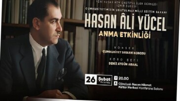 Eğitim neferi Hasan Ali Yücel Konak’ta anılacak