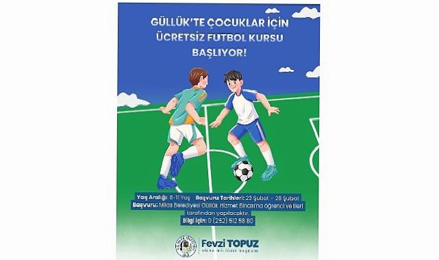Futbol Kursu İçin Güllük’te Kayıtlar Başladı