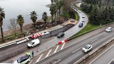 Gölcük kuzey yan yol da trafiğe açıldı