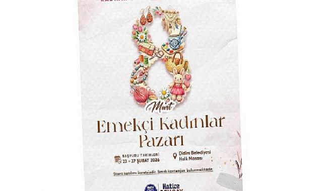 İşçi Bayanlarımız Eserlerini Didimlilerle Buluşturacak