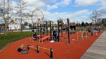 İzmit Millet Bahçesi yeni spor alanlarına kavuştu