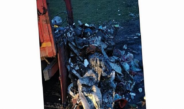 Kaçak döküme suçüstü