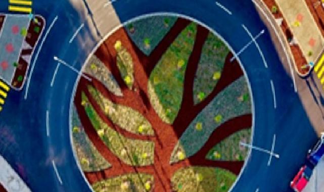 Kavşaklar sanat yapıtına dönüşüyor