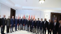 Konya Protokolü İçişleri Bakanı Çiftçi’ye Hayırlı Olsun Ziyaretinde Bulundu