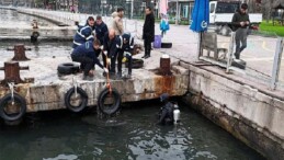 Körfez’de deniz tabanı araç lastiğinden temizlendi
