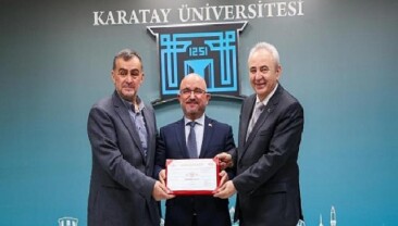 KTO Karatay Üniversitesi Konut Sahipliğinde, TS ISO 46001 Doküman Takdim Merasimi Gerçekleştirildi.