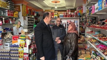 Lider Altay Kent Merkezinde İftar Öncesi Esnafı Ziyaret Etti