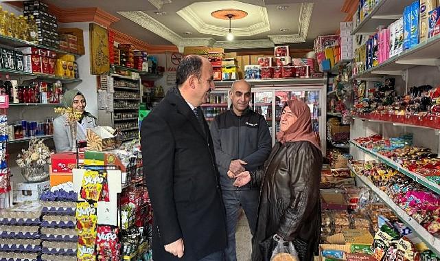 Lider Altay Kent Merkezinde İftar Öncesi Esnafı Ziyaret Etti