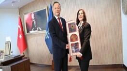 Lider Çerçioğlu’na Kırgızistan Ankara Büyükelçisi Ruslan Kazakbaev’den Ziyaret