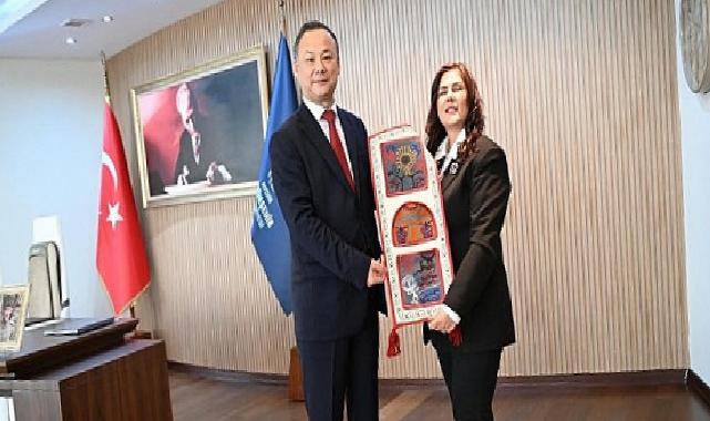 Lider Çerçioğlu’na Kırgızistan Ankara Büyükelçisi Ruslan Kazakbaev’den Ziyaret
