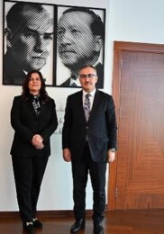 Lider Çerçioğlu’na Merkez Disiplin Kurulu Lideri Sarı’dan Ziyaret