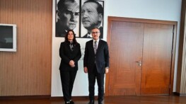 Lider Çerçioğlu’na Merkez Disiplin Kurulu Lideri Sarı’dan Ziyaret