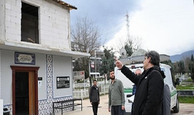 Lider Kocaman’dan Cenaze Hizmetleri Binası’na İnceleme