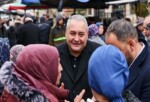 Lider Özarslan’dan Ayvalı Semt Pazarı’na Ziyaret