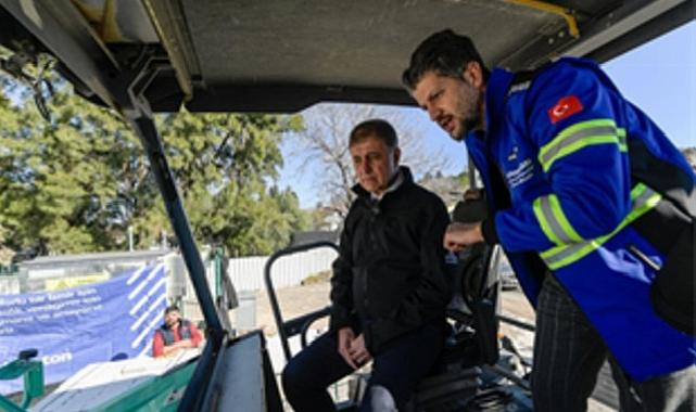 Lider Tugay asfalt yatırımlarını yerinde inceledi