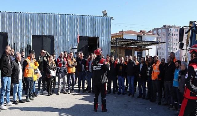 Maltepe Belediyesi’nden çalışanına yangın farkındalık eğitimi