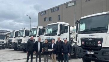 MAN ve Akçansa iş birliklerini 19 yeni araçla güçlendirdi