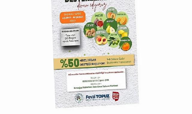 Milas Belediyesi Üreticilere Fidan Takviyesi Sağlayacak