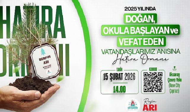 Nevşehir Belediyesi’nin Ağaçlandırma Seferberliği Sürüyor