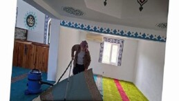 Ramazan öncesi mescitlerde paklık yapıldı