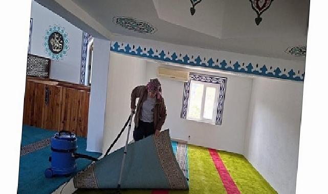 Ramazan öncesi mescitlerde paklık yapıldı