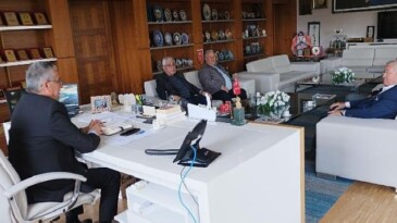 Tıraş’tan Lider Topaloğlu’na ziyaret