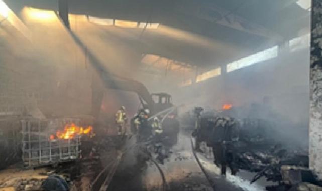 Torbalı’daki fabrika yangını denetim altına alındı