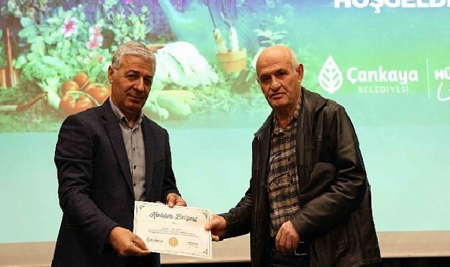 Yeşilin Kalbi Çankaya’da 300 Bahçıvan Sertifika Aldı