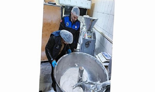 Zabıtadan market ve fırınlarda kontrol