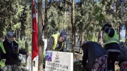 Ağır Yağışların Akabinde Şehitliklerde Hummalı Çalışma