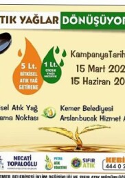 Atık yağını getir hediyeni götür