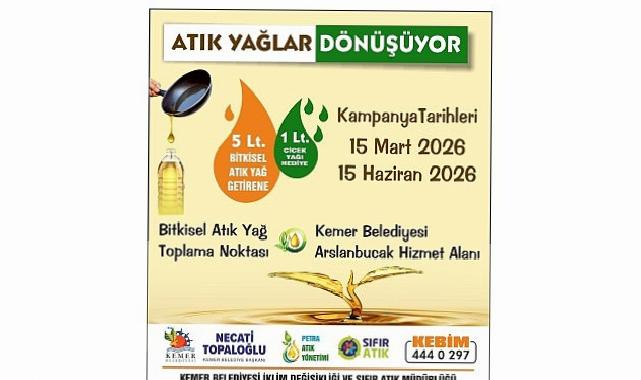 Atık yağını getir hediyeni götür