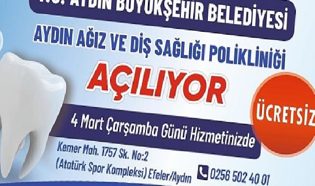 Aydın Ağız ve Diş Sıhhati Polikliniği Hizmete Açılıyor