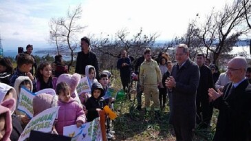 Ayvalık’ta Geleceğe Nefes: 150 Fıstık Çamı Toprakla Buluştu