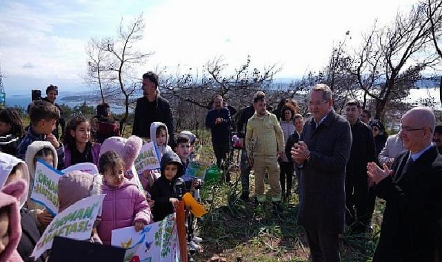 Ayvalık’ta Geleceğe Nefes: 150 Fıstık Çamı Toprakla Buluştu