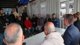 Buca’da sıcak bayramlaşma