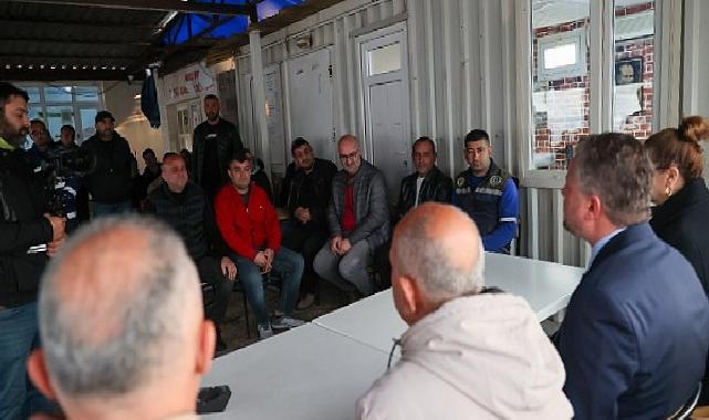 Buca’da sıcak bayramlaşma