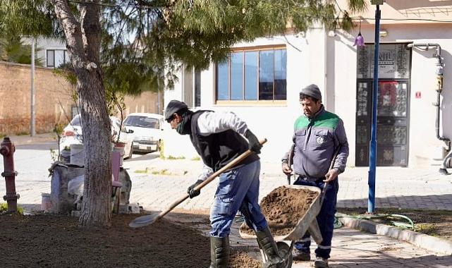 Burhaniye’de Park ve Yeşil Alanlarda Bahar Paklığı