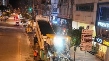 Büyükşehir Belediyesi’nin asfalt çalışmaları sürüyor