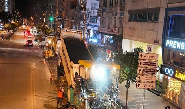 Büyükşehir Belediyesi’nin asfalt çalışmaları sürüyor