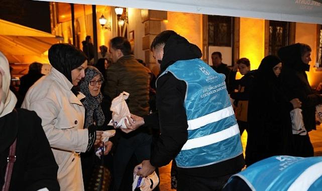 Büyükşehir’den kandil simidi ikramı